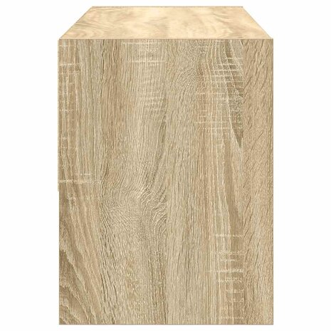 Schoenenrek stapelbaar 89,5x30x40 cm sonoma eikenkleurig 5