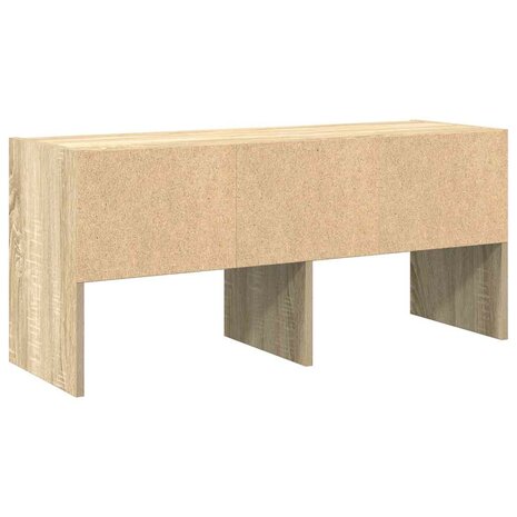 Schoenenrek stapelbaar 89,5x30x40 cm sonoma eikenkleurig 6