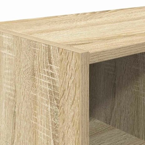 Schoenenrek stapelbaar 89,5x30x40 cm sonoma eikenkleurig 7