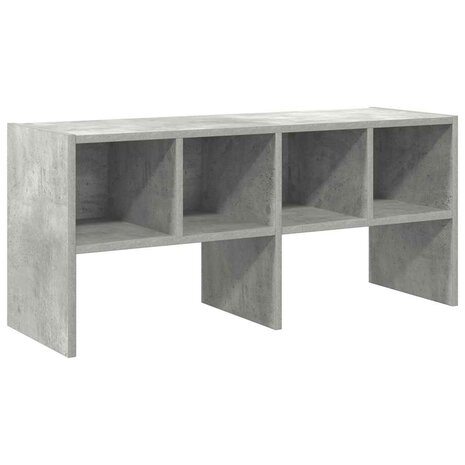 Schoenenrek stapelbaar 89,5x30x40 cm betongrijs 2