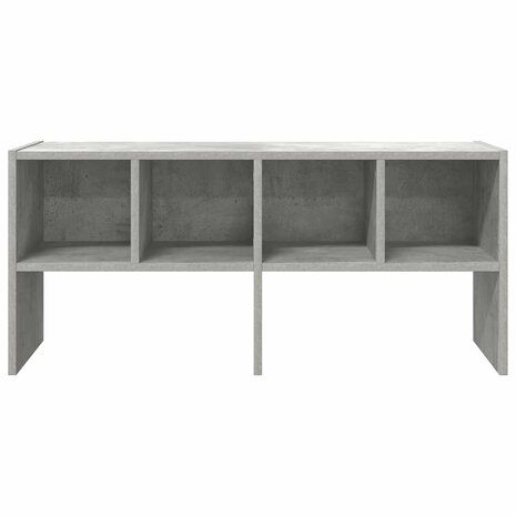 Schoenenrek stapelbaar 89,5x30x40 cm betongrijs 4