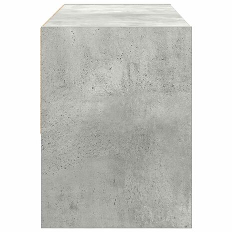 Schoenenrek stapelbaar 89,5x30x40 cm betongrijs 5