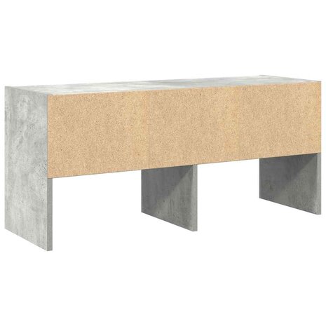 Schoenenrek stapelbaar 89,5x30x40 cm betongrijs 6