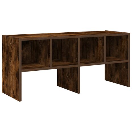 Schoenenrek stapelbaar 89,5x30x40 cm gerookt eikenkleurig 2