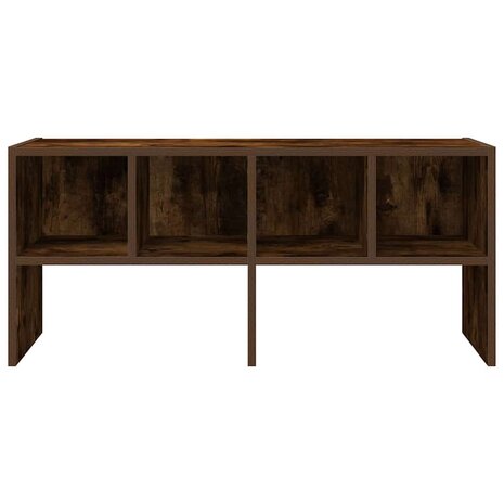 Schoenenrek stapelbaar 89,5x30x40 cm gerookt eikenkleurig 4