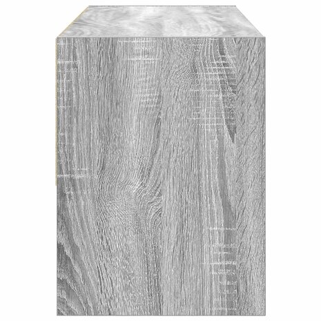 Schoenenrek stapelbaar 89,5x30x40 cm grijs sonoma eikenkleurig 5