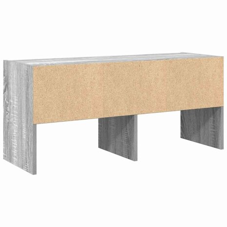 Schoenenrek stapelbaar 89,5x30x40 cm grijs sonoma eikenkleurig 6