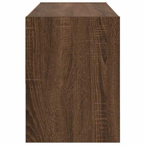 Schoenenrek stapelbaar 89,5x30x40 cm bruin eikenkleur 5