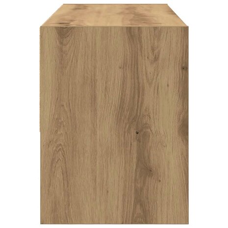 Schoenenrek stapelbaar 89,5x30x40 cm artisanaal eikenkleurig 5