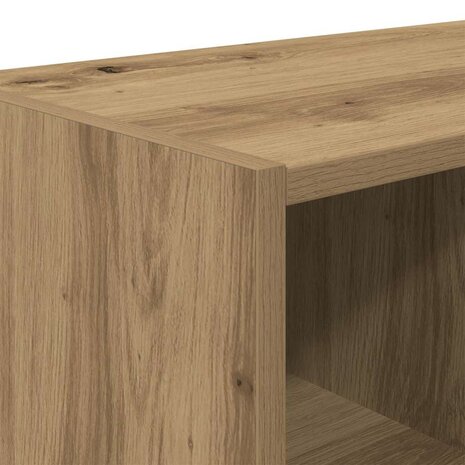 Schoenenrek stapelbaar 89,5x30x40 cm artisanaal eikenkleurig 7