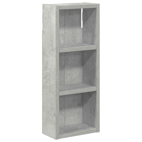 Badkamerwandkast Beton Grijs 20 x 10 x 50 cm 2