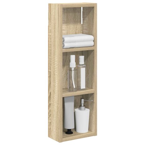 Badkamerwandkast Sonoma Eiken 20 x 10 x 60,5 cm 3