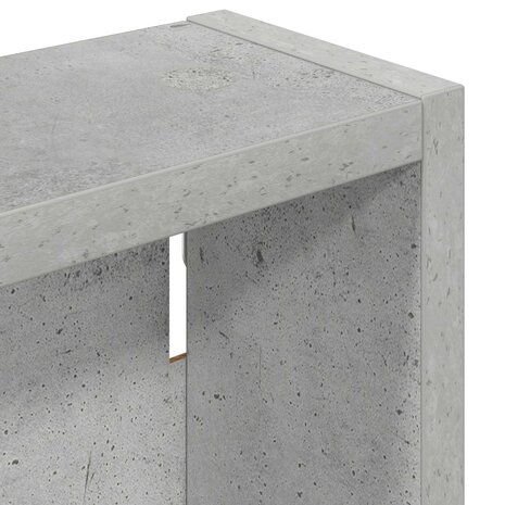 Badkamerwandkast Beton Grijs 20 x 10 x 60,5 cm 9
