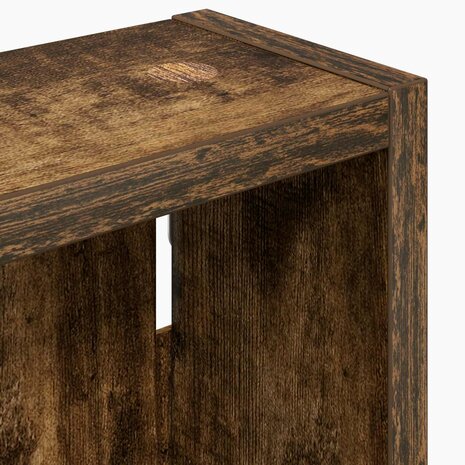 Badkamerwandkast Gerookte Eik 20 x 10 x 60,5 cm 9