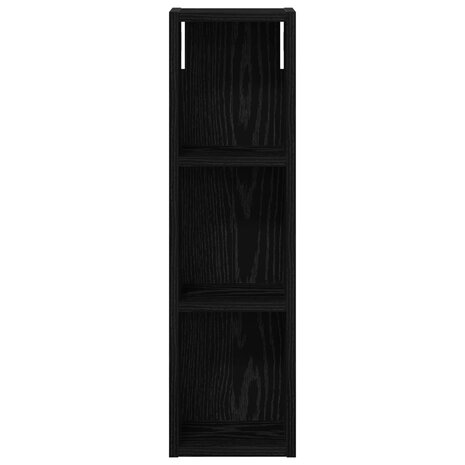 Badkamerwandkast Zwarte Eik 20 x 14 x 70 cm Geconstrueerd hout 6