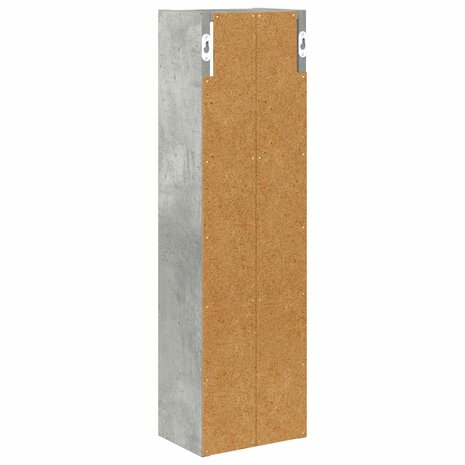 Badkamerwandkast Beton Grijs 20 x 14 x 70 cm 8
