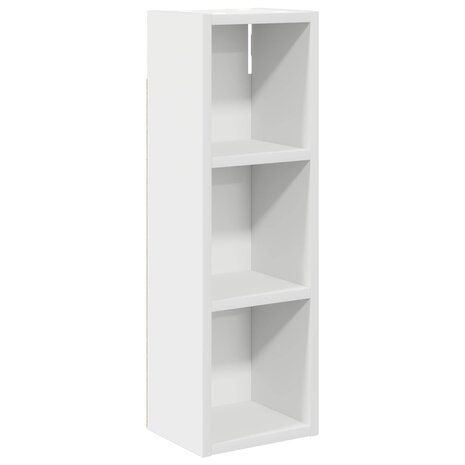 Badkamerwandkast Wit 20 x 16 x 62,5 cm Geconstrueerd hout 2