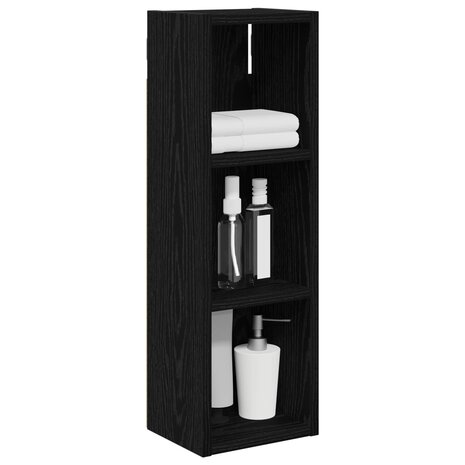 Badkamerwandkast Zwarte Eik 20 x 16 x 62,5 cm 3