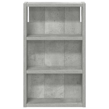 Badkamerwandkast Beton Grijs 30 x 10 x 50 cm 6