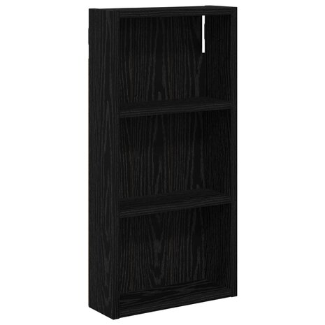 Badkamerwandkast Zwarte Eik 30 x 10 x 60,5 cm 2