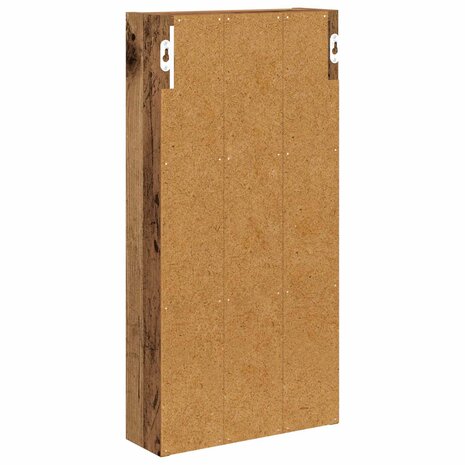 Badkamerwandkast Oudhout 30 x 10 x 60,5 cm Geconstrueerd hout 7