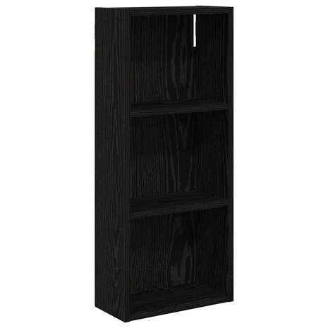 Badkamerwandkast Zwarte Eik 30 x 14 x 70 cm Geconstrueerd hout 2