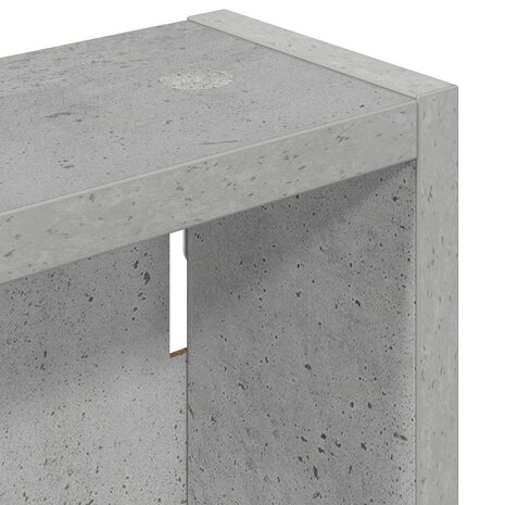 Badkamerwandkast Beton Grijs 40 x 10 x 50 cm 9
