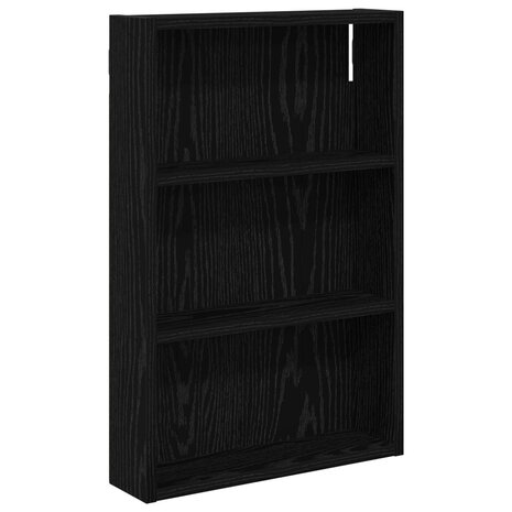 Badkamerwandkast Zwarte Eik 40 x 10 x 60,5 cm 2