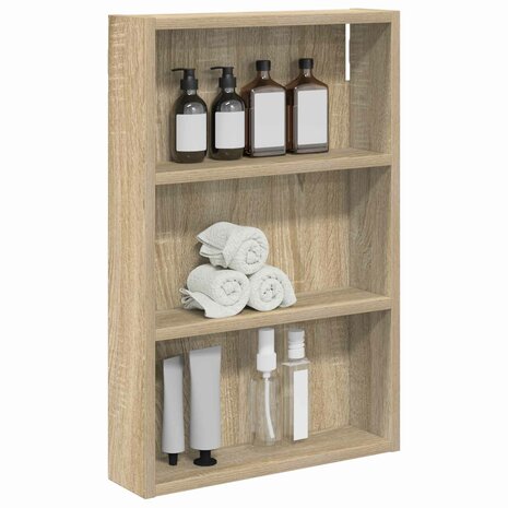 Badkamerwandkast Sonoma Eiken 40 x 10 x 60,5 cm 3
