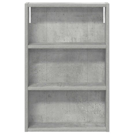 Badkamerwandkast Beton Grijs 40 x 10 x 60,5 cm 6
