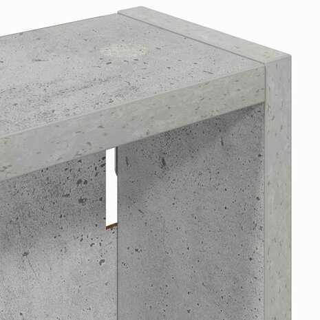 Badkamerwandkast Beton Grijs 40 x 10 x 60,5 cm 9