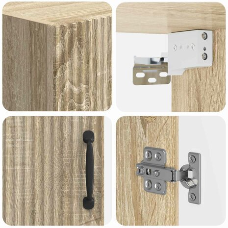 Badkamerwandkast HOORN Sonoma Eiken 30 x 31 x 59 cm 7
