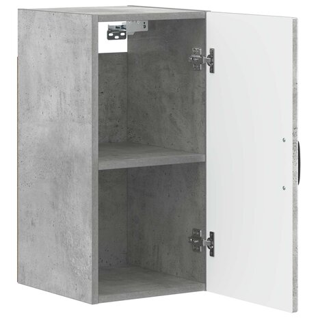 Badkamerwandkast HOORN Betongrijs 30 x 31 x 59 cm Bewerkt hout 3