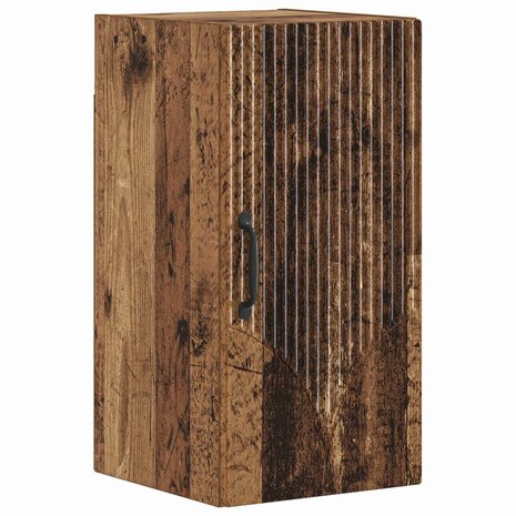 Badkamerwandkast HOORN Oud hout 30 x 31 x 59 cm Bewerkt hout 2