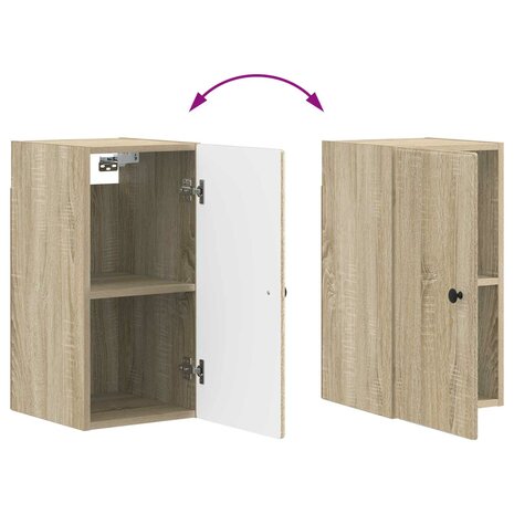 Badkamerwandkast BREDA Sonoma Eiken 30 x 31 x 59 cm 8