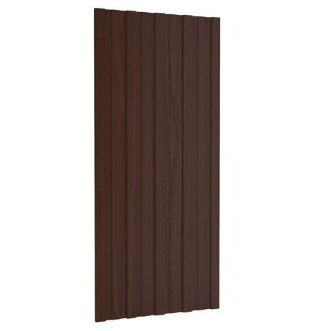 Dakpaneel 12 st Bruin 100 x 45 cm Verzinkt staal 1