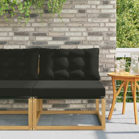 Buiten Midden Sofa met kussen Wit 79 x 83 x 73 cm staal 1