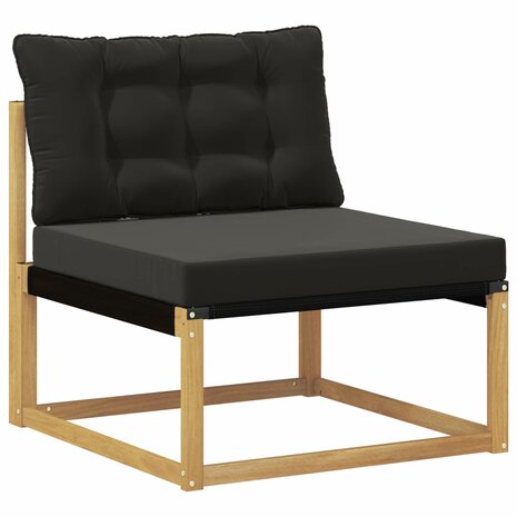 Buiten Midden Sofa met kussen Wit 79 x 83 x 73 cm staal 2