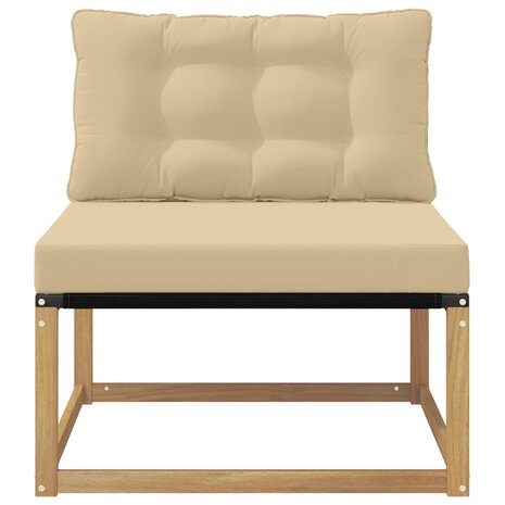 Buiten Midden Sofa met kussen Wit 79 x 83 x 73 cm staal 4