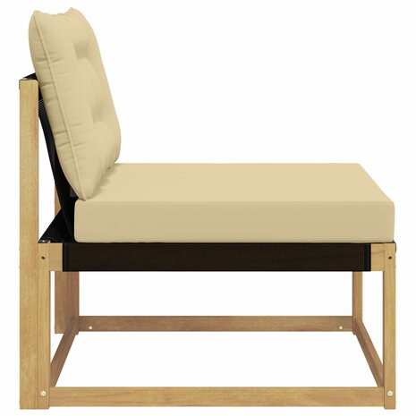 Buiten Midden Sofa met kussen Wit 79 x 83 x 73 cm staal 5