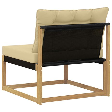 Buiten Midden Sofa met kussen Wit 79 x 83 x 73 cm staal 6