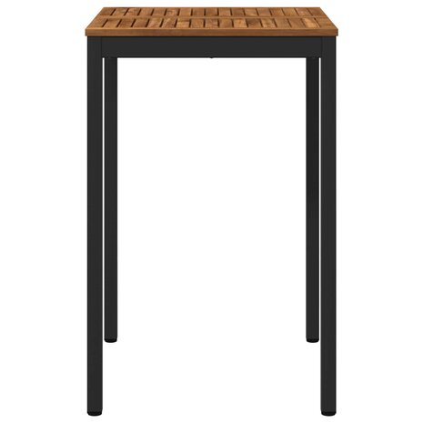Tuin Bartafel Naturel en Zwart 70 x 68,5 x 105 cm 3