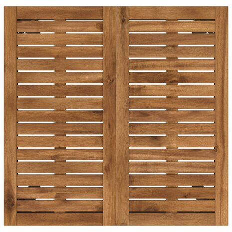 Tuin Bartafel Naturel en Zwart 70 x 68,5 x 105 cm 4