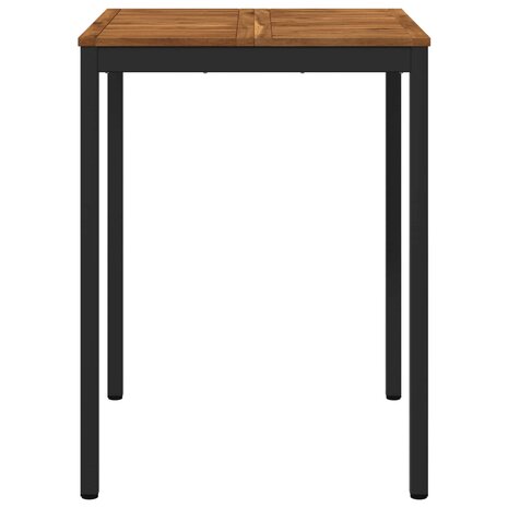 Tuin Bartafel Naturel en Zwart 80 x 80,5 x 105 cm 3