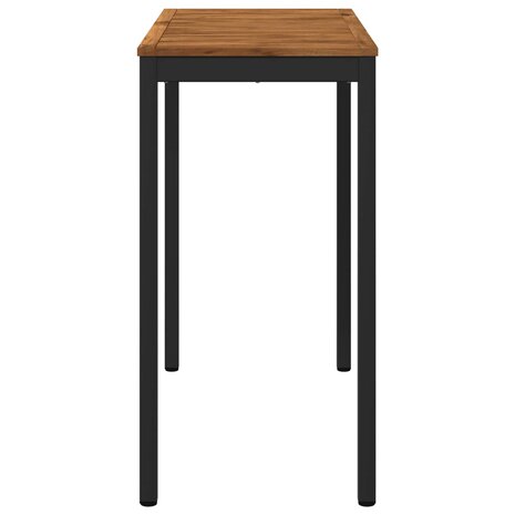 Tuin Bartafel Naturel en Zwart 108,5 x 55 x 105 cm 4