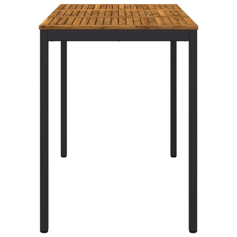 Tuin Bartafel Naturel en Zwart 141 x 80,5 x 105 cm 4