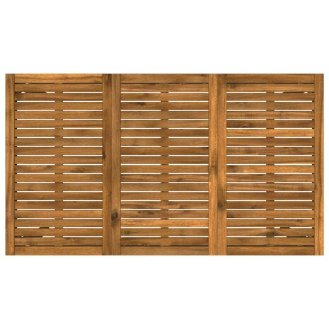 Tuin Bartafel Naturel en Zwart 141 x 80,5 x 105 cm 5