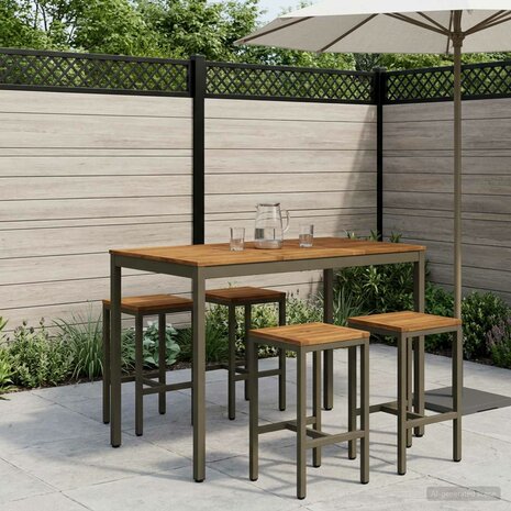 Tuin Bartafel Natuurlijk en Koffie 141 x 80,5 x 105 cm 1