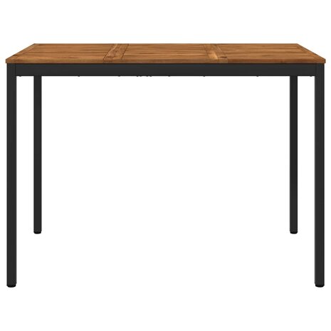 Tuin Bartafel Naturel en Zwart 147 x 88,5 x 105 cm 3