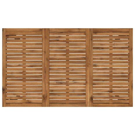 Tuin Bartafel Naturel en Zwart 147 x 88,5 x 105 cm 5